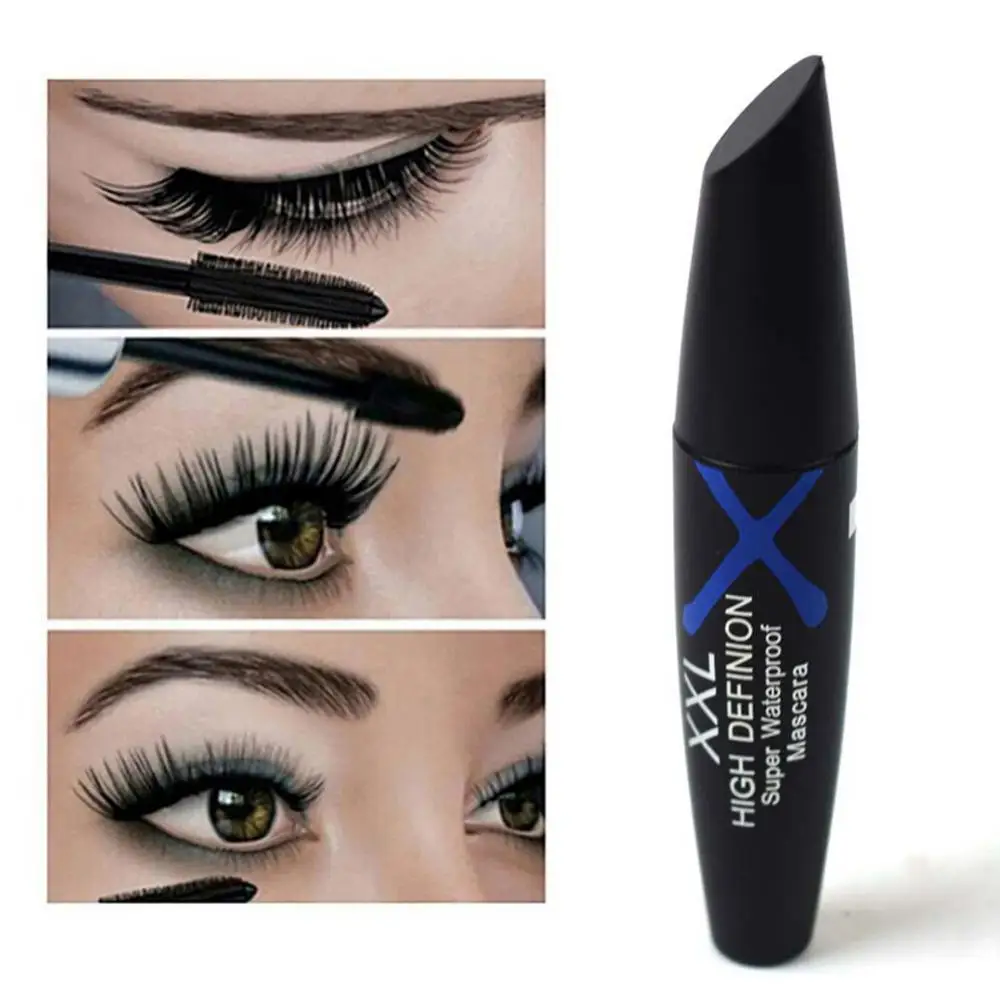 Seiden faser Curling Wimpern Mascara blau natürliche dicke Verlängerung nicht verschmieren Wimpern verlängerung wasserdichte Wimpern Kosmetik Image