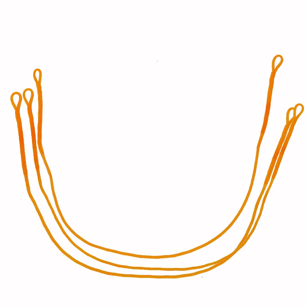 Aventik 3 Stück Ultra geflochtene Anzeige 30LB 50LB Anzeige Angelschlaufen-Anschluss Image