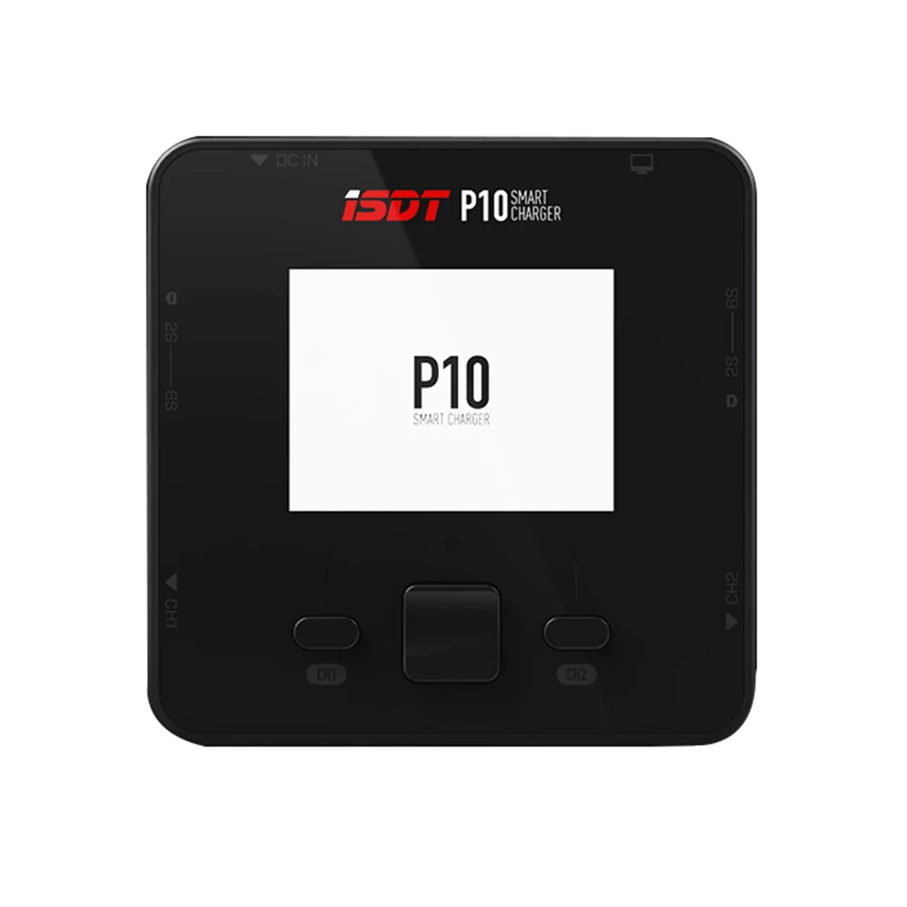 ISDT P10 250WX2 10AX2 DC Zweikanal-Smart-Ladegerät für 1-6S Lipo Li-Ion Life NiCd NiMH LiHV PB Akku Image