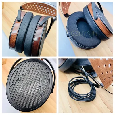 Neues CS97max Flaggschiff-HIFI-Headset mit Kabel, HIFI-Kopfhörer aus Massivholz, 97 mm flache Image