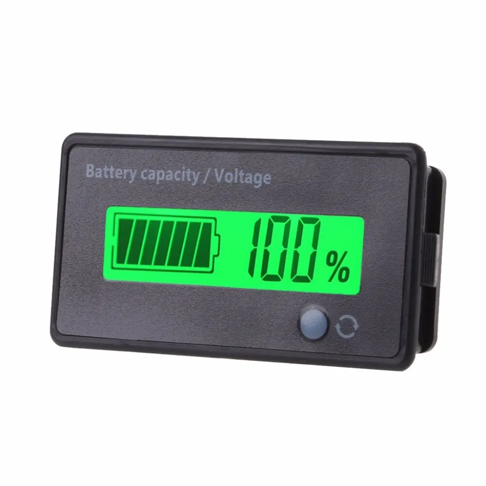 7 bis 100V Blei-Säure-Lithium-Batterie-Kapazitäts anzeige Auto-Motorrad-Digital-Voltmeter-Spannungs prüfgerät-Werkzeug Image