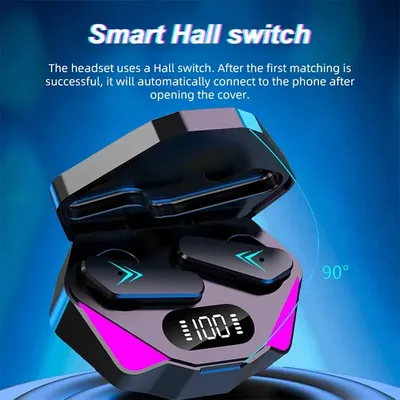 X15 tws Kopfhörer Bluetooth Wireless Gamer Kopfhörer 65ms Ohrhörer mit geringer Latenz für Gamer Image