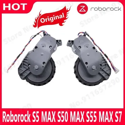Original roborock s5 max s50 max s55 max s6 pure s7 linke und rechte laufräder staubsauger teile rad Image