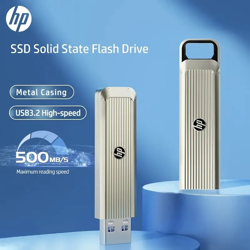 HP externe SSD 1TB Solid State USB 3,2 Flash-Laufwerk Festplatte 512GB 256GB USB-Stick winzige Pen drive Memory Stick tragbares Gerät u Disk Image