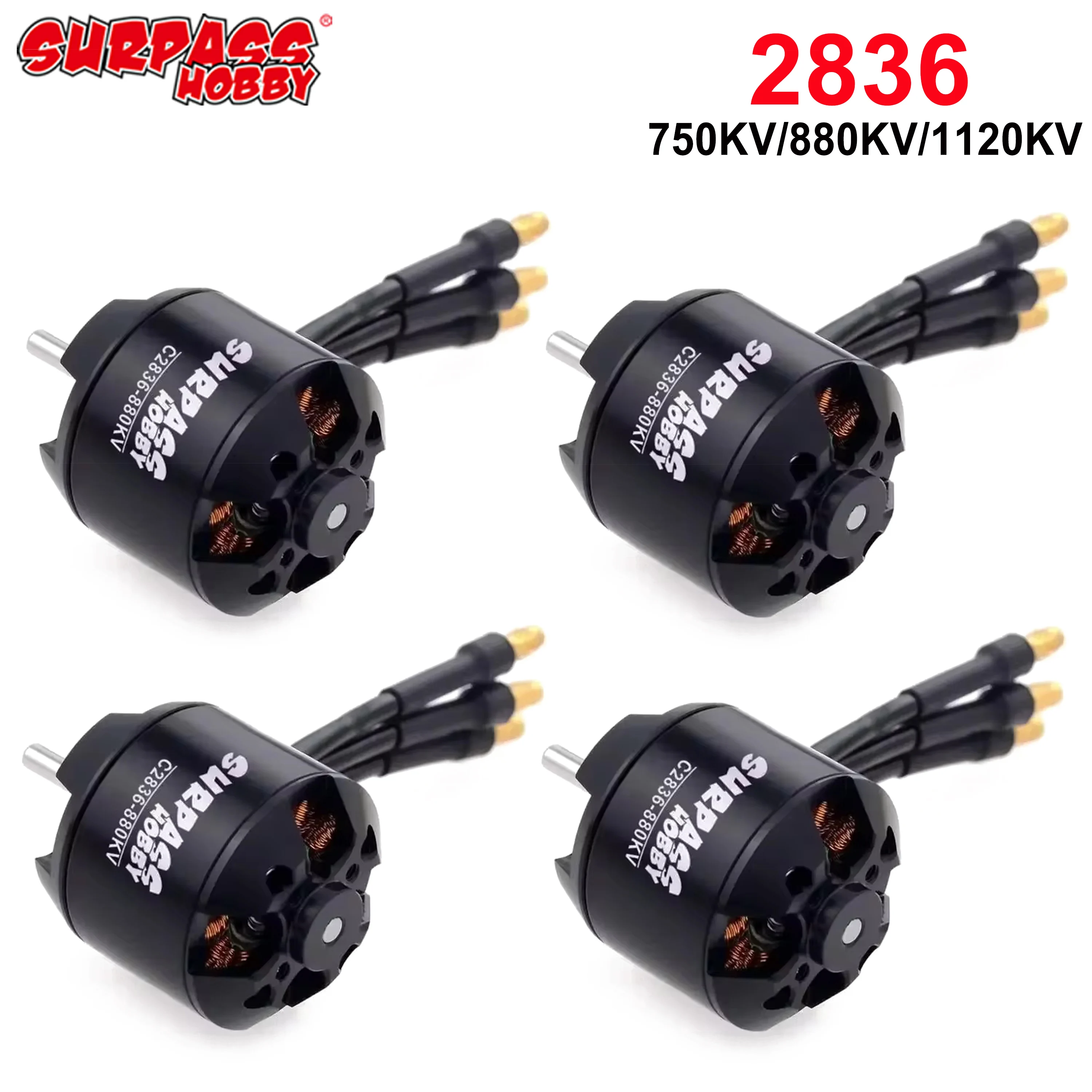 1/4pcs übertreffen Hobby 2836(2216) 750kv 880kv 1120kv Outrun ner bürstenloser Motor für RC Starr flügel fpv Drohne Racing Quadcopter