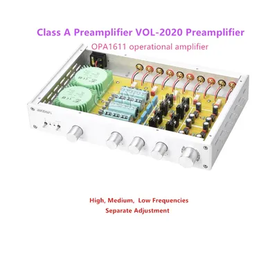 Reine Klasse ein Vorverstärker VOL-2020 Vorverstärker. Einstellbar in den drei Frequenz bändern von hohen, mittleren und niedrigen Frequenzen Image