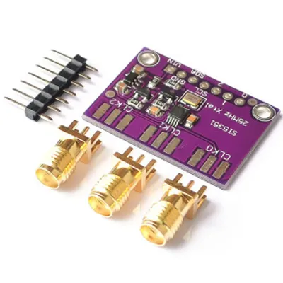 Si5351 si5351a Uhr Breakout Board Präzision 25MHz Kristall Controller Signal Image