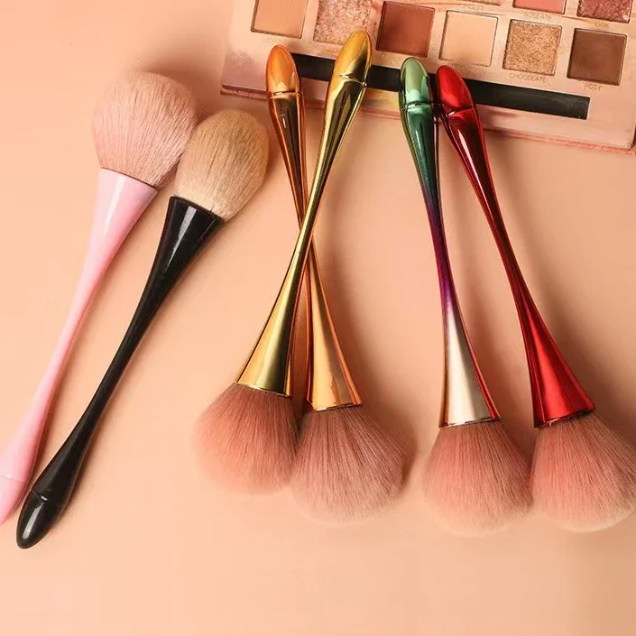 Große moderne Make-up Pinsel lange Griff Frauen weiche makellose Foundation Puder pinsel Beaty kosmetische Make-up-Tool Nagels taub bürste Image