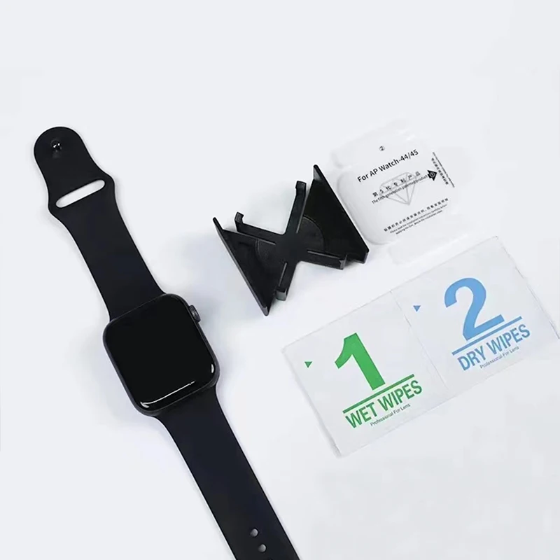 2 Stück weiche TPU-Front-Hydro gel folie für Apple Watch Ultra 49mm S8 S7 41mm 45mm S6 S5 S4 40mm 44mm S2 S3 38mm 40mm Displays chutz folie Image