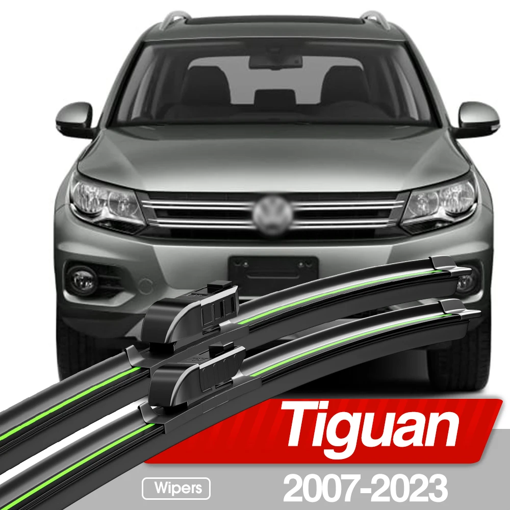 Für VW Tiguan 2007-2023 Frontscheibenwischerblätter 2 Stück Windschutzscheiben-Fensterzubehör 2008 2012 2013 2014 2015 2016 2018 2020 Image