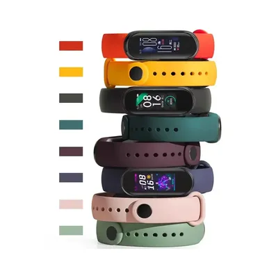 Armband für Xiaomi Mi Band 7 6 Uhren armbänder Miband6 NFC Silikon hochwertige Ersatz Correa Mi Band 7 6 3 4 5 Uhr Sport bänder Image