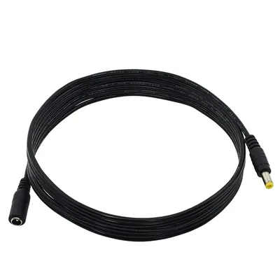 Hamrolte 10m(33ft)/5m (16,5 ft) 2,1x5,5mm DC12V-Verlängerungskabel für Überwachungs kamera secuirty dvr