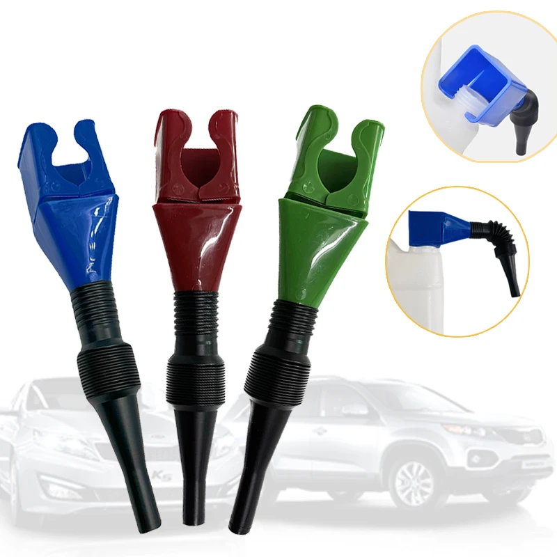 Kunststoff Auto Motorrad Tanken Benzin Motor Öl Trichter Filter Transfer Werkzeug Öl Ändern öl Trichter Accesorios Para Automóvil Image