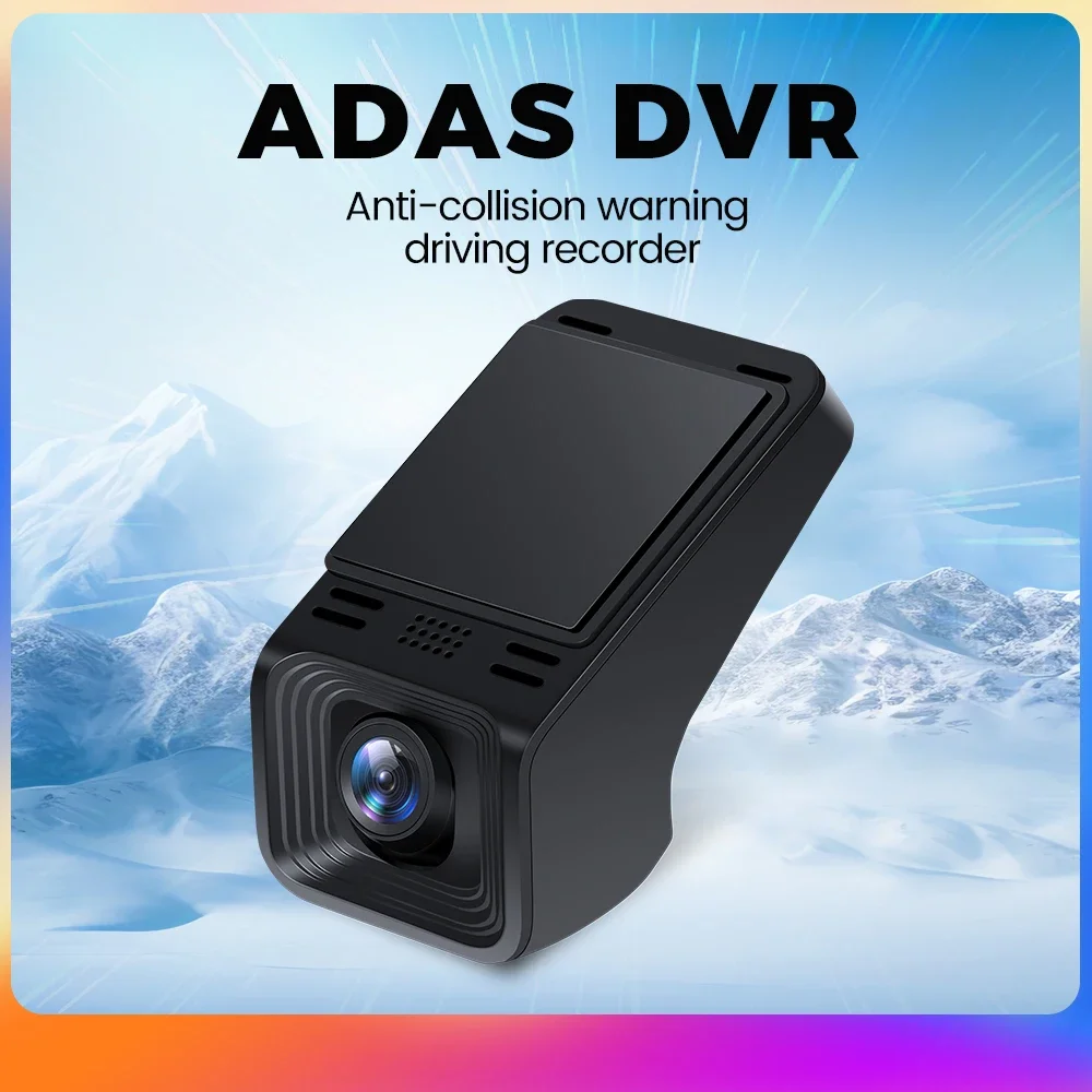 Auto DVR Dash Cam Full HD 1080p 170 ° Weitwinkel für Auto Multimedia Player Navigation Park monitor Adas Dash Cam mit TF-Karte Image