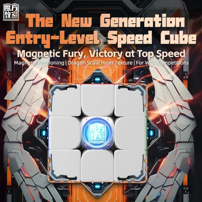 MOYU Meilong 3M V2 3X3 UV Magnetischer Zauberwürfel 3X3X3 Speedcube Professionelles Zappelspielzeug Image