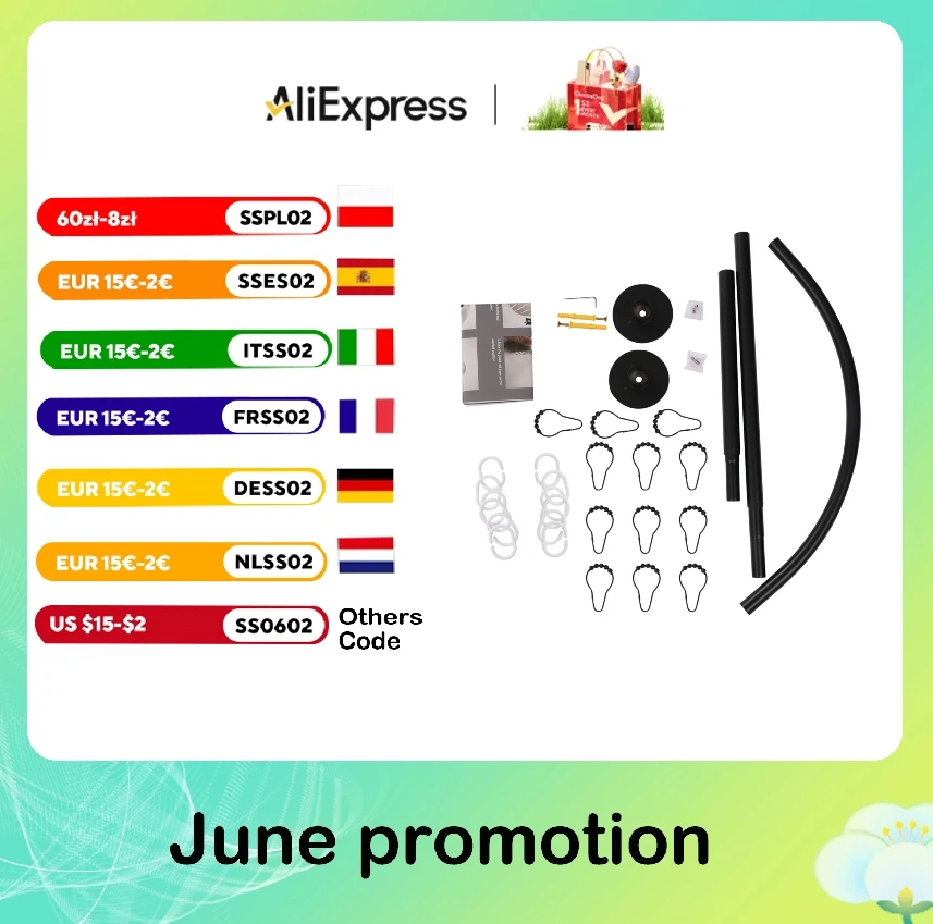 Teleskopische L-förmige Duschvorhangstange, langlebige Duschvorhangschiene mit Duschvorhangringen, Eckstange aus Edelstahl