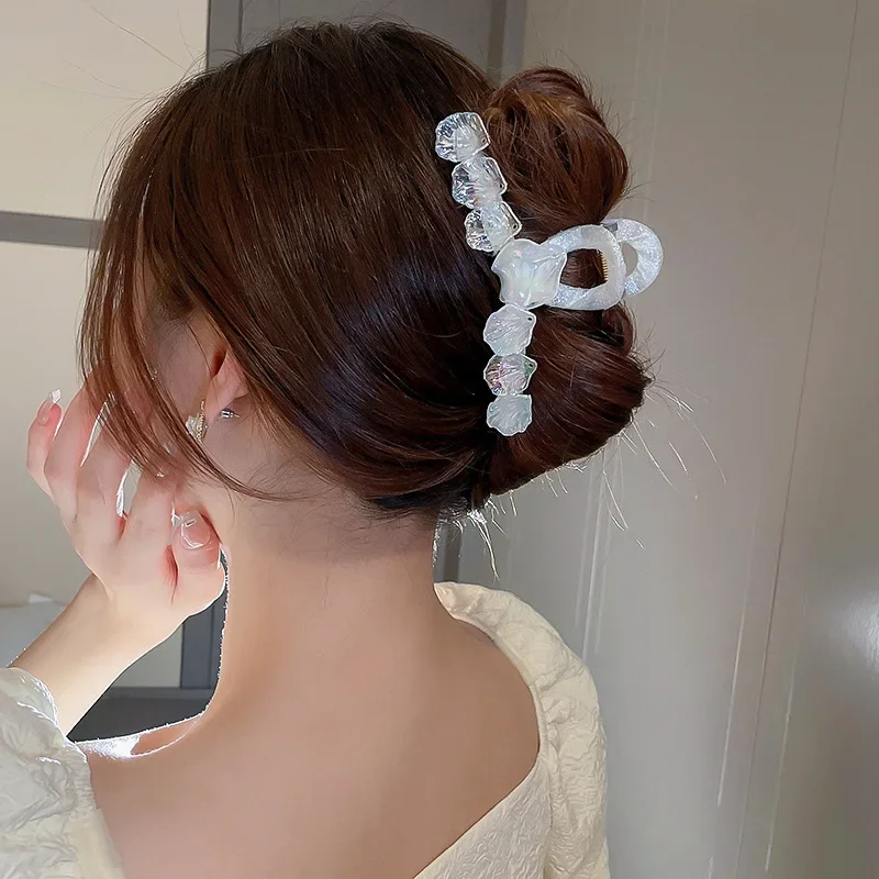 Sommer Geometrische Shell Haarnadel für Frauen 2024 Neue Charme Haar Clip Korea Mode Haar Krallen Instagram Haar Zubehör Mädchen Geschenke Image