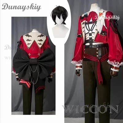 Ensemble Stars 2 Sakuma Ritsu Hidaka Hokuto Spiel Anzug Perücke wunderschöne Uniform Cosplay Kostüm Image