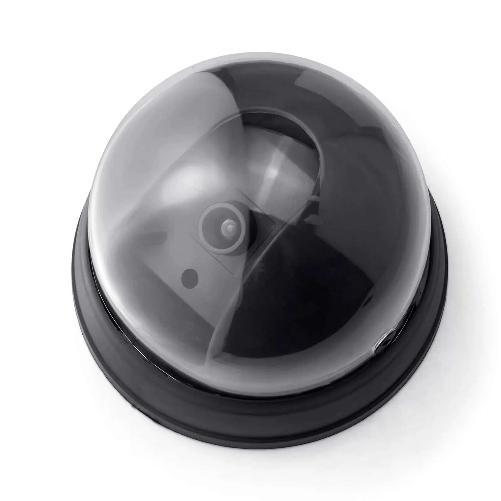 Fuers kreative schwarze plastik kuppel cctv dummy kamera blinkt led gefälschte kamera überwachung sicherheits system