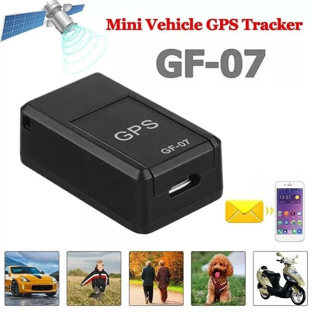 GF-07 Mini GPS Auto Tracker GPS Tracker Fahrrad Anti-Diebstahl Vorhänge schloss Motorräder GPS Tracker Airtag GPS Halsband für Hund Auto Zubehör Image