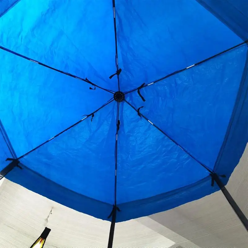 Trampolin-Schatten, Trampolin-Dach, UV-beständig, wasserdicht, staubdicht, faltbar, Sonnenschutz, obere Abdeckung für 6 Fuß, 8 Fuß, 10 Fuß, 12 Fuß Image