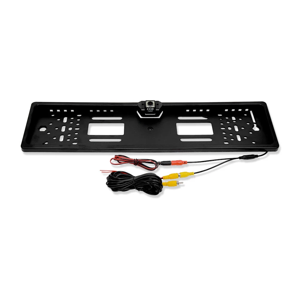 Europäische Kennzeichen rahmen ccd hd Auto Rückfahr kamera Rückfahr kamera mit 12 LED Nachtsicht Image