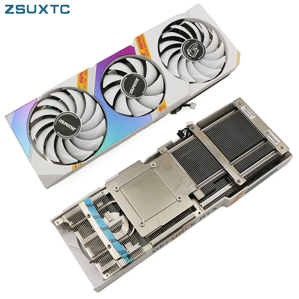 Neuer kühler lüfter kühlkörper ersatz rtx2060 für farbe geforce rtx 2060 igame ultra oc weiß grafikkarte 3x lüfter Image