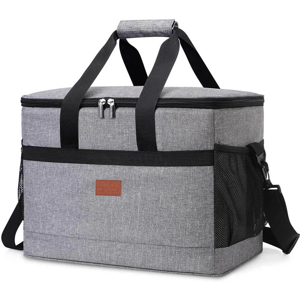 35L faltbare Kühltasche mit großem Fassungsvermögen, isolierte Picknick-Lunch-Tasche, Box, Kühltasche für Outdoor-Reisen, Camping, Grillen, Familienparty Image