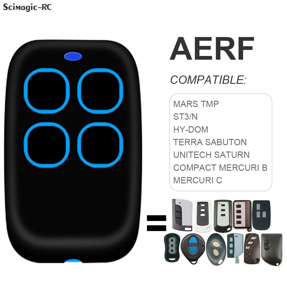 Multifrequenz-Klon 280 bis 868 MHz für AERF TERRA MARS ST3/N TMP-1TMP-2 SABUTON HY-DOM UNITECH COMPACT MERCURI B MERC 433,92 MHz Image