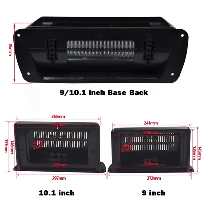 9 oder 10,1 Zoll Universal 2 Double Din Radio Blende für alte PKW LKW Wohnmobil RV Stereo Panel Dash Montage rahmen Trim Kit Gesicht