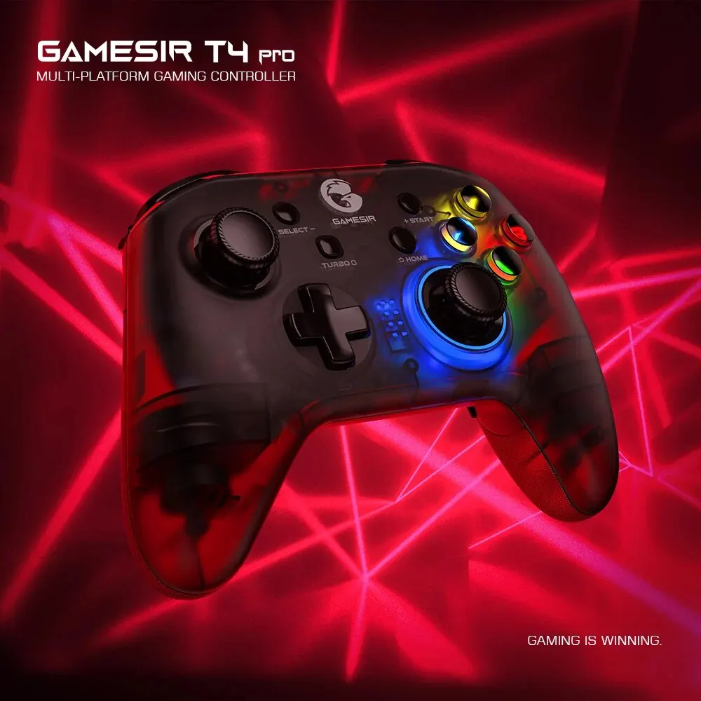 Gamesir t4 pro bluetooth game controller 2,4g drahtloses gamepad gilt für nintendo switch apple arcade mfi spiele android phone Image