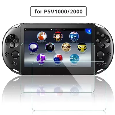Gehärtetes Glas für Sony PS Vita PSV 1000, klare Full-HD-Displayschutzfolie vorne + hinten, Image
