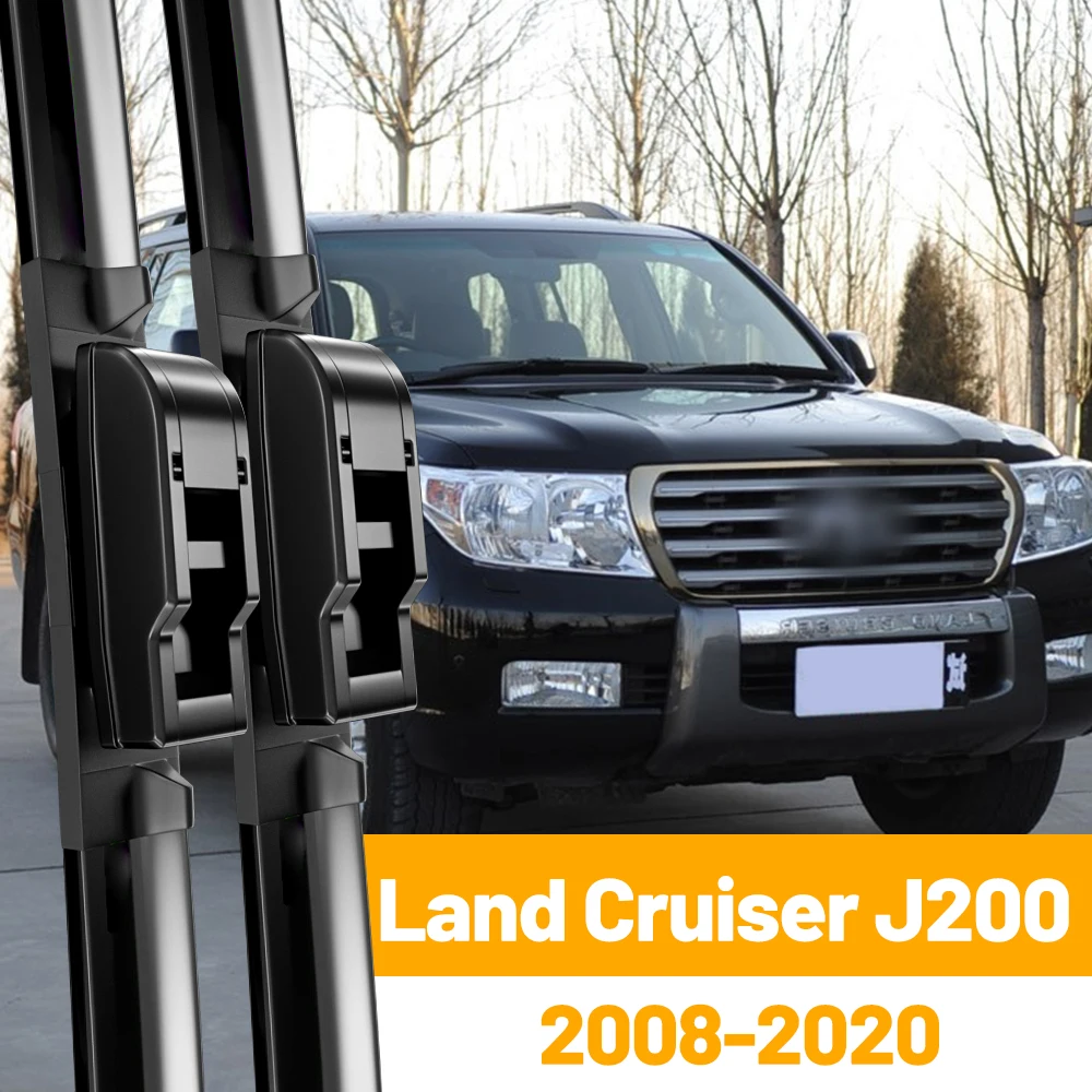 Wischer Front wischer blätter für Toyota Land Cruiser 200 j200 2008-2020 Windschutz scheibe Windschutz scheibe Fenster 24 "22" Zubehör Image