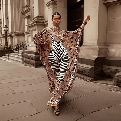 Strand urlaub gedruckt Abayas für Frauen Plus-Size-lose Kleid für Frauen Islam muslimischen Kleid Frauen Kaftan Musulmane Femme Vestidos