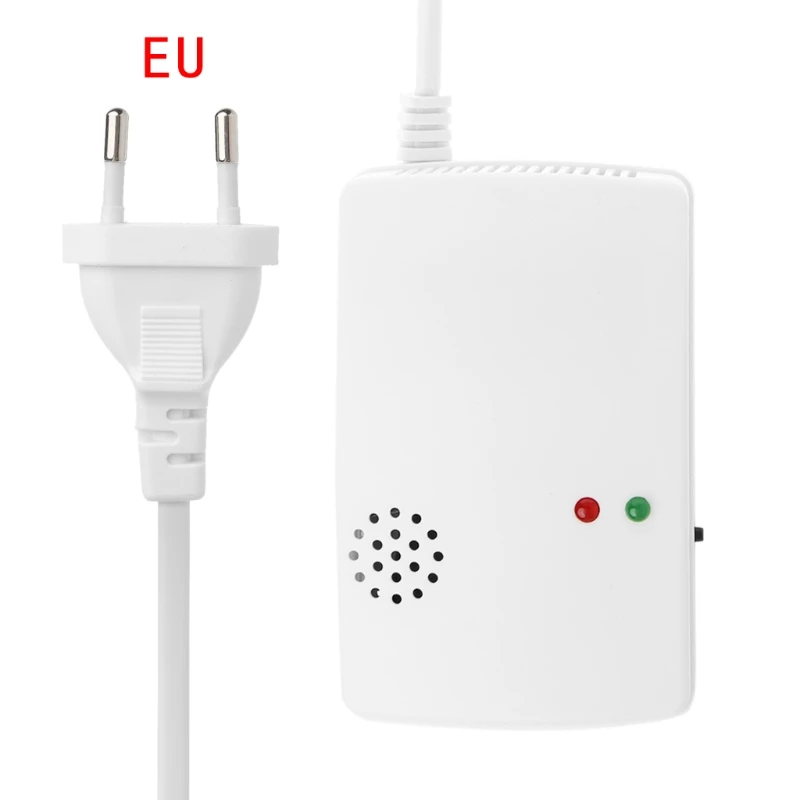 Gas Leck Detektor Brennbares Propan Butan Methan Smart Home Sensor Erdgas Sicherheit Alarm Sensor Warnung EU Stecker Image