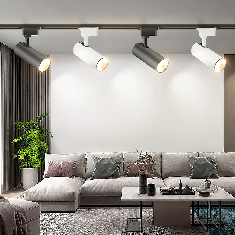 Neues LED-Schienen lichtset 165-265v 40w Spot LED-Schienen decken leuchte Scheinwerfer Leuchte für Küche Wohnzimmer Laden Image