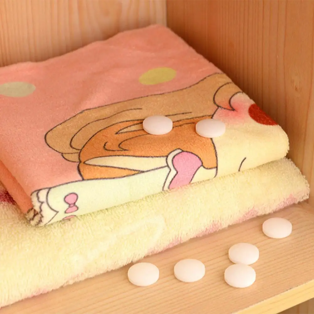 Naphtalin Boules Kampfer Motten kugeln sicherer Mehltau Insekten Motten kugeln Tabletten natürliche Kampfer Motten ballen Schädlings bekämpfung Image