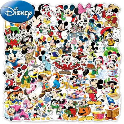 10/30/50 stücke Disney Mickey Mouse Cartoon Aufkleber niedlichen Anime Aufkleber für Kinder Image