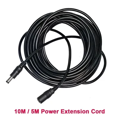10m/5m 5,5mm * 2,1mm Gleichstrom anschluss Verlängerung kabel Buchse Adapter Anschluss kabel Gleichstrom buchse Stecker Externer Stecker Image