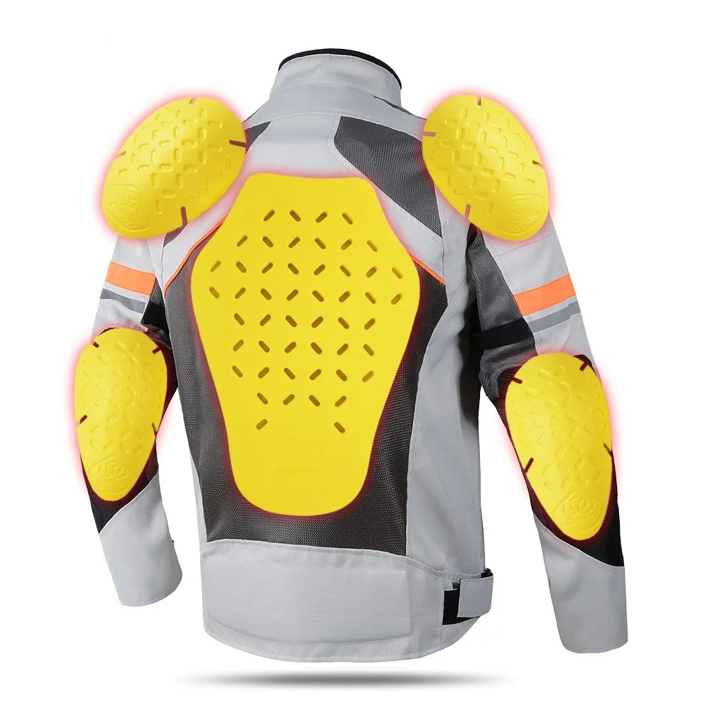 Motorrad jacke Futter Protektoren Pad Schultern Ellbogen Rücken Rüstung Ausrüstung für Motocross-Rennen Skifahren Eislaufen Fahrrad Radfahren Image