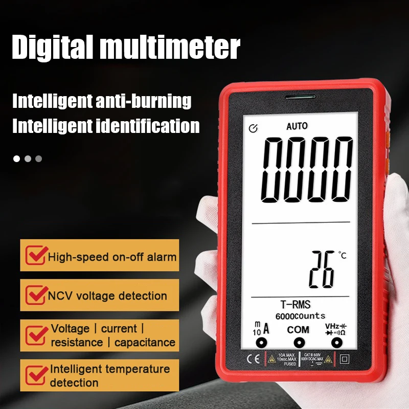 Lf520a digitaler profession eller Multimeter berührungs loser Spannungs tester Wechselstrom/Gleichstrom-Spannungs messer LCD-Bildschirm Strom tester tragbar Image