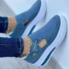 Sommer Neue Atmungsaktive Mesh Keil Casual Sport Schuhe Plus Größe 43, Nicht Slip Frau Vulkanisieren