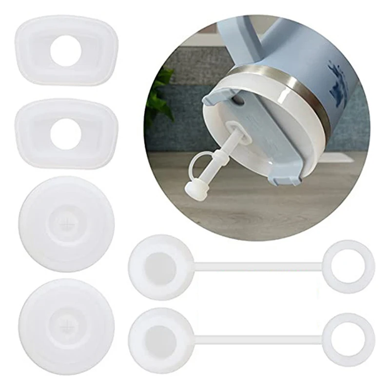 Auslaufsicheres Silikonstopfen-Set mit 3/6, kompatibel mit Stanley Cup 40oz/30oz Tumbler Water Cup, Anti-Leckage-Zubehör Image