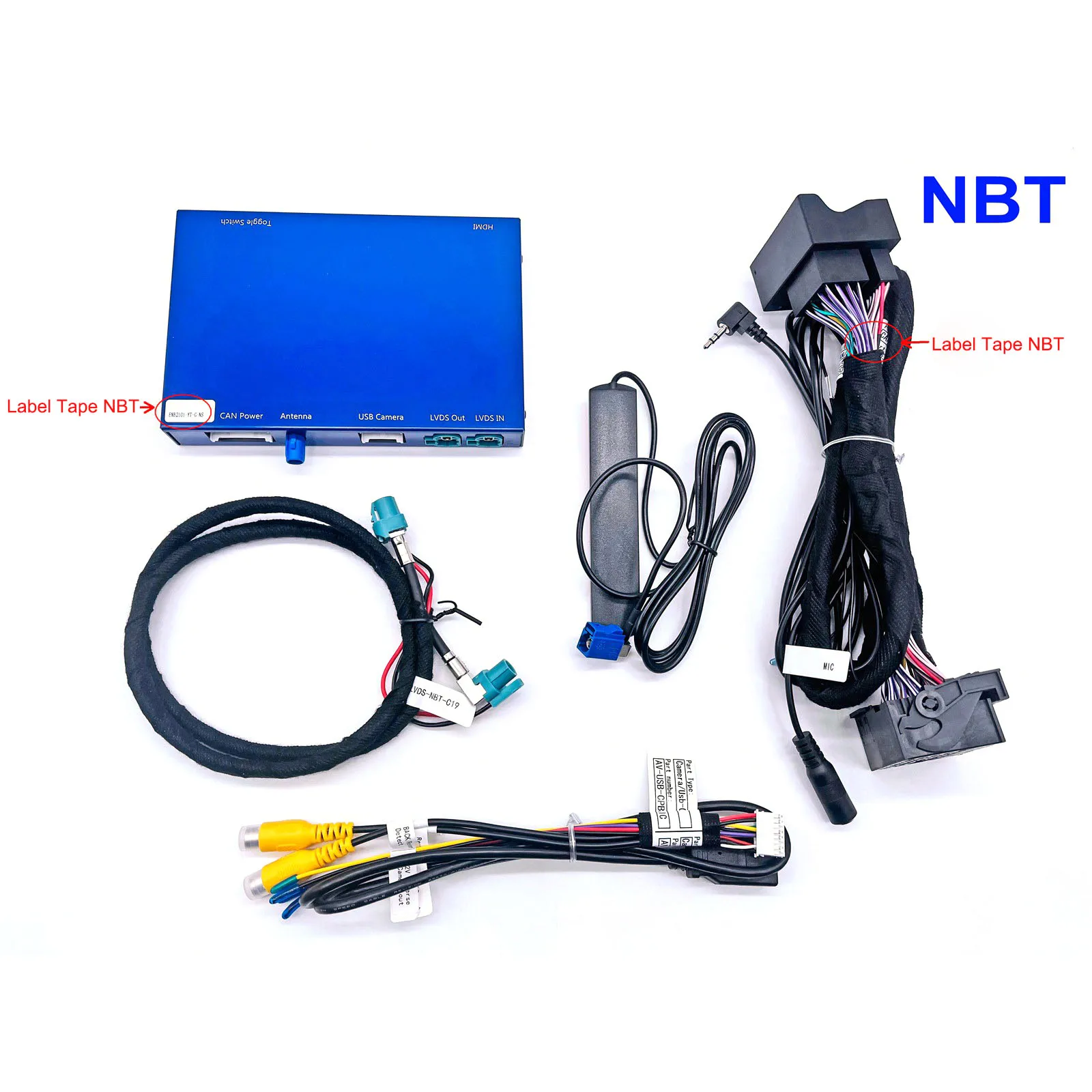 Neueste oem integration drahtlose carplay android auto empfänger modul für bmw 1-7 serie m3 m4 m5 X1-X6 i3/i8 z4 mini Image