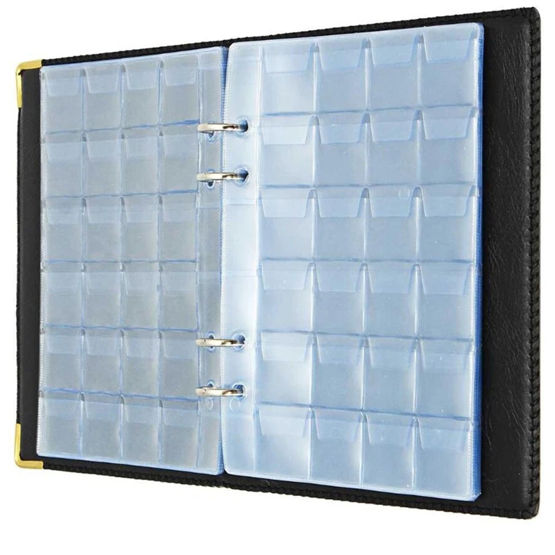 480-Münzen-Aufbewahrungsbuch, Gedenkmünzen-Sammlung, Album-Halter, Sammlung, Volumen, Ordner, hält mehrfarbig, leere Münze Image