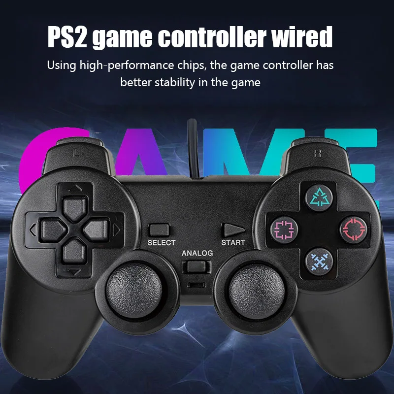 Wireless Gamepad für Sony PS2 Controller für Playstation 2-Konsole Joystick Double Vibration Shock Joypad USB Game Controle