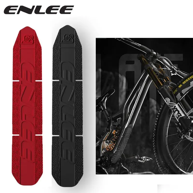 ENLEE Mountainbike Rahmen Schutzhülle Silikon Bodenaufkleber MTB Rennrad Beste Anti-Kollisions-wasserdichte Schutzfolie Image