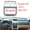 BYNCG Auto Rahmen Audio Fitting Adapter Dash Trim Kits Facia Panel 9 zoll Für Peugeot 307 307CC 2002-2013 1 Din Radio Player