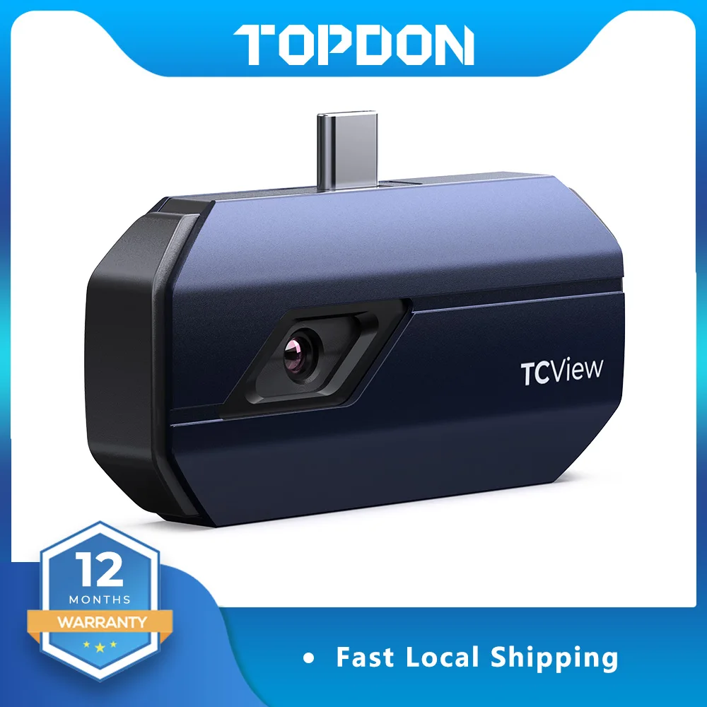 TOPDON TC001 Smartphone Verwenden Thermographie Messung Thermische Kamera Handy Infrarot Thermische Imaging Kamera Image