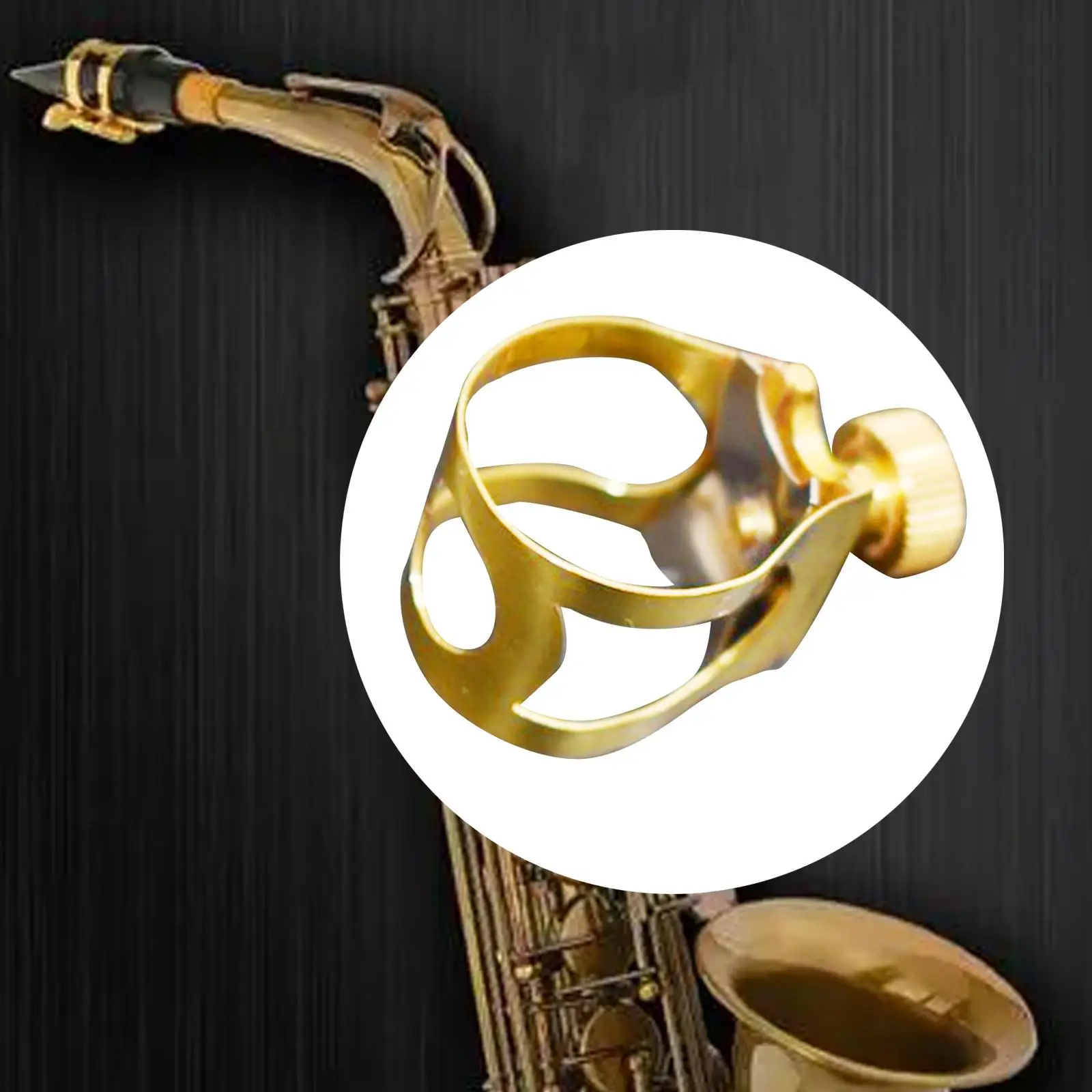 Mundstück Clip Verschluss Musik instrumente Reparatur set Saxophon Klarinette profession elles Tenor metall für Saxophons pieler Anfänger Image